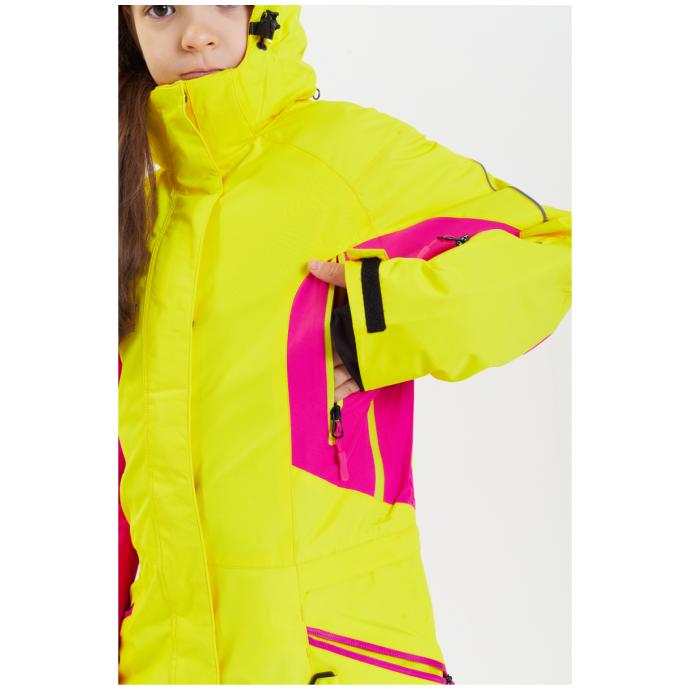 Комбинезон сноубордический RUNNING SPORT подростковый для девочек - Артикул 7788-yellow - Фото 28