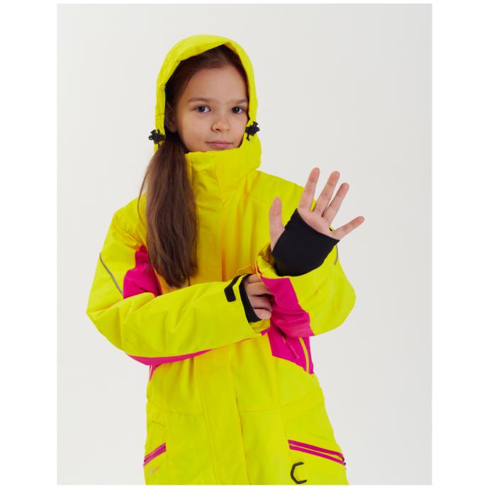 Комбинезон сноубордический RUNNING SPORT подростковый для девочек - 7788-yellow - Цвет Желтый - Фото 12