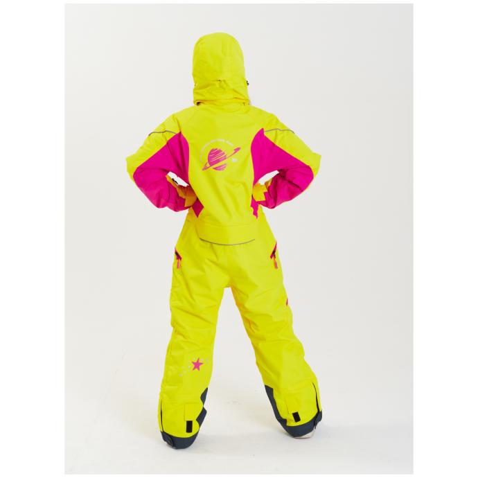 Комбинезон сноубордический RUNNING SPORT подростковый для девочек - 7788-yellow - Цвет Желтый - Фото 13