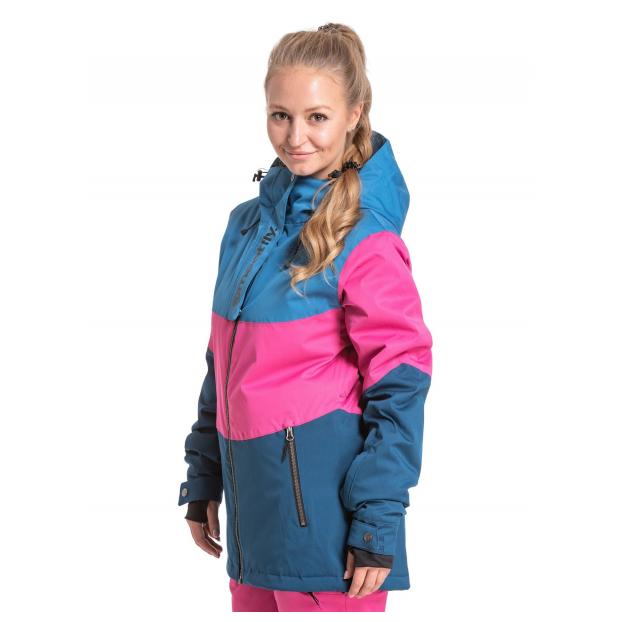Сноубордическая куртка MEATFLY «KIRSTEN PREMIUM»  - Аритикул KIRSTEN PREMIUM-Pink/Ash Grey-S - Фото 10
