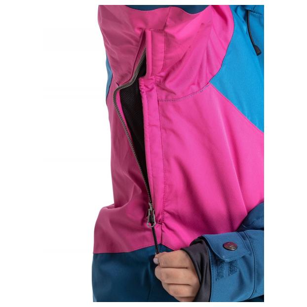 Сноубордическая куртка MEATFLY «KIRSTEN PREMIUM»  - Аритикул KIRSTEN PREMIUM-Storm Camo Pink/Black-M - Фото 11