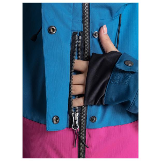 Сноубордическая куртка MEATFLY «KIRSTEN PREMIUM»  - Аритикул KIRSTEN PREMIUM-Storm Camo Pink/Black-M - Фото 13